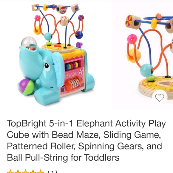 5 in 1 Elephant activity cube - Picture 9 of 12